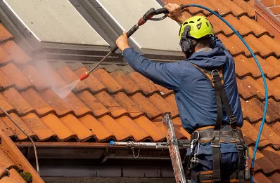 Démoussage et hydrofuge de toiture à Corbelin